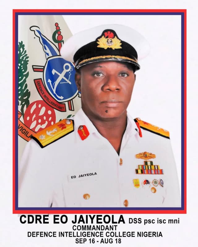 CDRE EO JAIYEOLA
